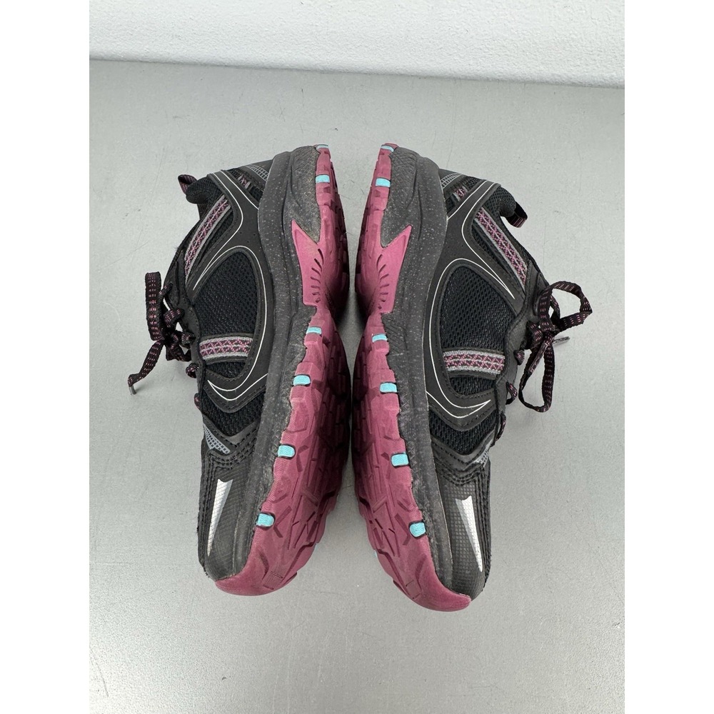 Skechers Hillcrest Trail Running Shoes Womens 7 Black Purple Teal Walking Hiking - Picture 3 of 8